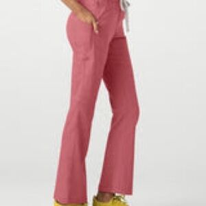 Women’s Mediclo Flare scrub pants in mauve